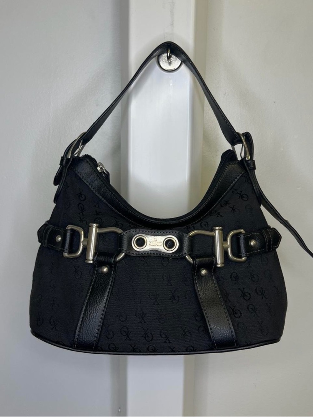 🐾Y2K grunge xoxo mini black purse🐾